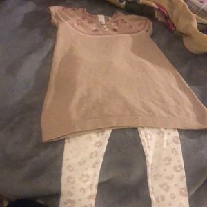 Carter’s  pants and short sleeve sweater